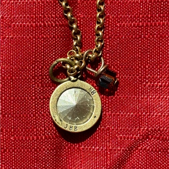 Swarovski 18” Antique Gold Necklace - Handmade - Picture 8 of 10